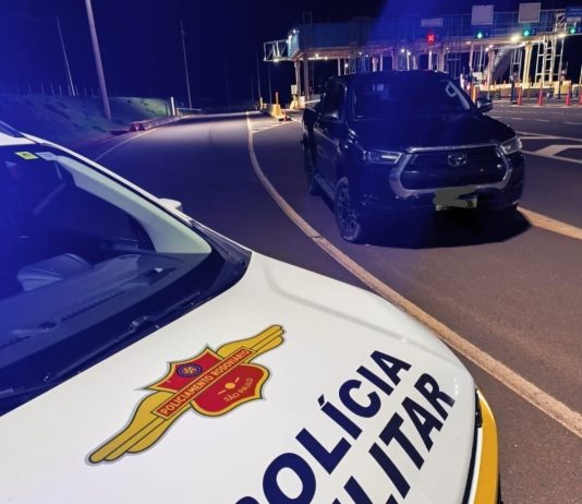 Polícia Rodoviária prende homem e recupera caminhonete furtada em rodovia de Santa Mercedes
