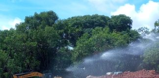 Remoção de entulhos avança e ajuda no controle de incêndio subterrâneo na Zona Leste