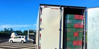 Cerco policial em Pirapozinho frustra fuga de envolvidos em furto de carga de bebidas