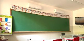 Cerca de 60% das salas de aula da rede municipal tem ar-condicionado