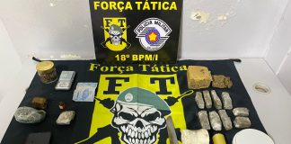 Jardineiro de 35 anos é preso por tráfico de drogas no Parque Cedral