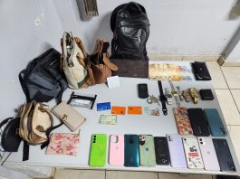 Homem é preso em flagrante por furto com seis celulares e diversos objetos no Jardim Marisa