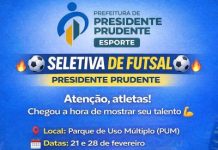 Semepp promove seletiva de futsal masculino para formar equipes de 2026