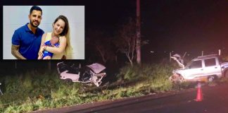 TRAGÉDIA: Colisão mata casal em Piquerobi e deixa filha de dois anos em estado grave