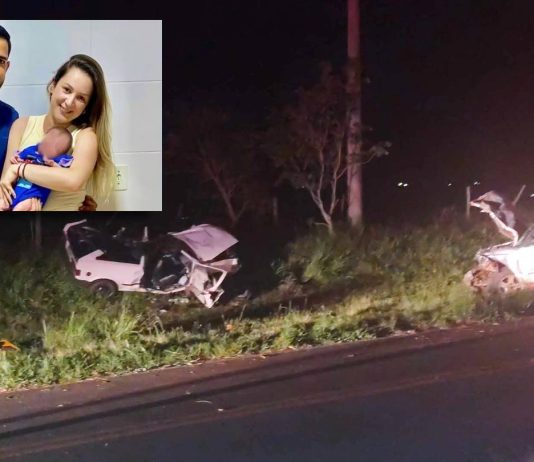 TRAGÉDIA: Colisão mata casal em Piquerobi e deixa filha de dois anos em estado grave