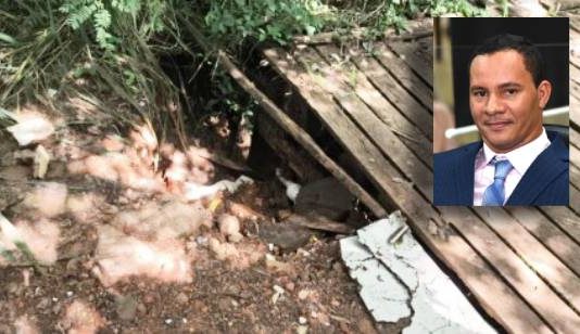 Edu da Padaria cobra recuperação urgente da estrada do Batalhão e conserto de ponte rural