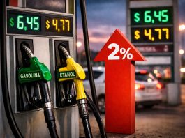 Combustíveis registram alta na primeira quinzena de fevereiro