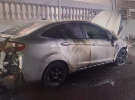 VINGANÇA: Carro é incendiado por engano durante a madrugada no Jardim Jequitibás, em Presidente Prudente
