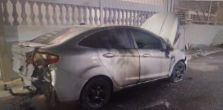 VINGANÇA: Carro é incendiado por engano durante a madrugada no Jardim Jequitibás, em Presidente Prudente