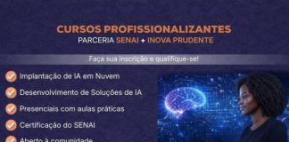 Inova e Senai abrem inscrições para cursos de Implantação de Serviços e Soluções com IA