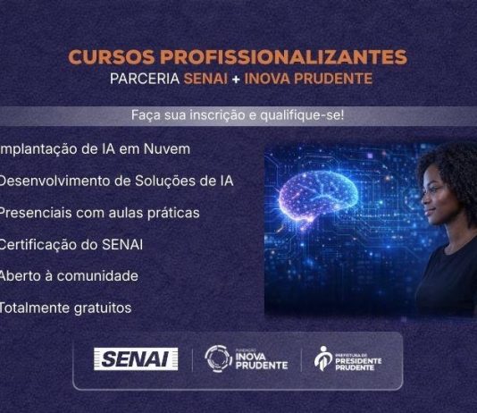 Inova e Senai abrem inscrições para cursos de Implantação de Serviços e Soluções com IA