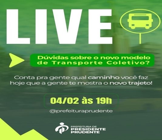 Novo transporte coletivo: Prefeitura faz live nesta quarta-feira para tirar dúvidas