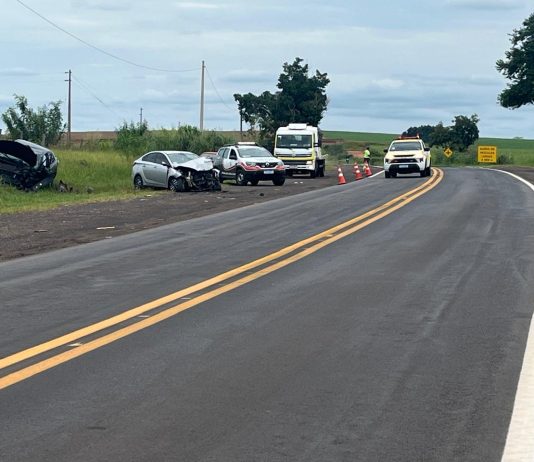 Batida de carro deixa seis pessoas feridas na região de Santo Expedito