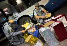 Casal é preso com mais de 21 kg de pasta base de cocaína em ônibus na Raposo Tavares