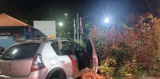 Homem invade loja, furta carro e colide em árvore no Parque do Povo em Prudente