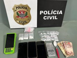 Barbearia é usada como ponto de tráfico e dois homens são presos em Pirapozinho