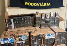 Polícia Rodoviária apreende 5,5 mil cigarros eletrônicos avaliados em R$ 550 mil na rodovia Raposo Tavares