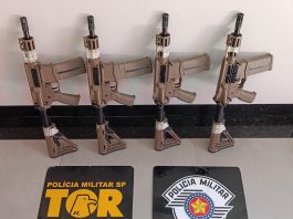 Polícia Rodoviária apreende fuzis de uso restrito durante operação em Dracena