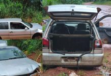 Polícia Militar encontra carro abandonado e “depenado” em Teodoro Sampaio