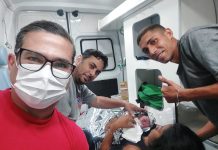 Bebê nasce dentro de ambulância durante atendimento do SAME em Presidente Prudente