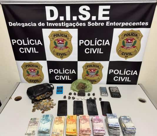 Polícia Civil prende dois homens por tráfico e apreende drogas e R$ 10 mil em Presidente Prudente
