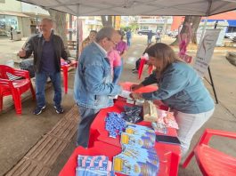 Praça Nove de Julho vira ponto de saúde e atende moradores de Presidente Prudente