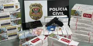 Polícia Civil prende homem por contrabando de cigarros e tráfico de drogas em Pirapozinho