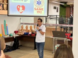 Profissionais recebem treinamento para uso de desfibriladores que serão instalados em postos de saúde de Prudente