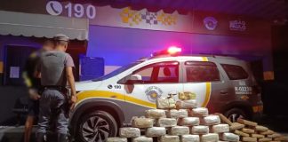 Polícia Rodoviária apreende 135 kg de maconha escondidos em caminhão em Adamantina