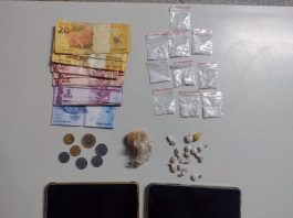 Casal é preso com drogas e dinheiro após denúncias de tráfico na Vila Brasil