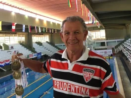Aos 75 anos, nadador de Prudente disputa Sul-Americano Master no Recife