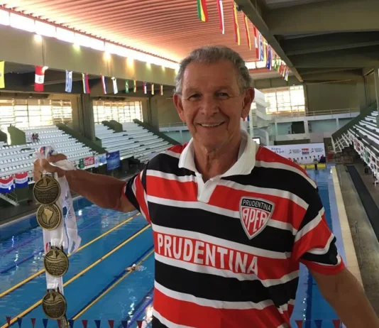 Aos 75 anos, nadador de Prudente disputa Sul-Americano Master no Recife