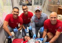 Bombeiros realizam segundo parto do mês dentro de quartel em Presidente Prudente