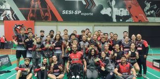 Atletas do Sesi Prudente conquistam 22 medalhas em campeonato estadual de badminton