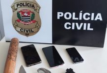 Polícia Civil apreende simulacro, facas e taco durante operação em Santo Expedito