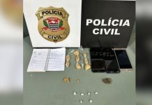 Dupla é presa por tráfico de drogas após investigação da Polícia Civil em Pirapozinho
