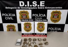 Casal é preso por tráfico de drogas após ação da Polícia Civil em Presidente Venceslau
