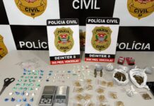 Após monitoramento Polícia Civil prende casal por tráfico de drogas em Mirante do Paranapanema