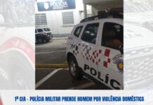 Homem é preso em flagrante por violência doméstica e lesão corporal em Santo Anastácio