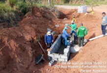 Prefeitura inicia obras de drenagem para reduzir alagamentos na Estrada das Três Pontes