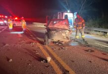 Homem de 53 anos morre após colisão frontal entre dois carros em Álvares Machado
