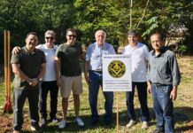 Por sugestão do vereador Dr. Ênio Perrone, Loja Maçônica inicia plantio de 100 árvores em comemoração ao seu centenário