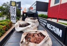 Polícia Civil prende quatro pessoas em flagrante por desvio e receptação de materiais da Sabesp em Presidente Prudente