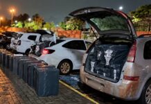 Polícia Militar prende dois indivíduos com 1200 pacotes de cigarros contrabandeados em Emilianópolis