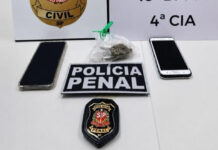 Dupla é presa em flagrante por tráfico de drogas para detentos do semiaberto em Presidente Bernardes