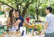 Sesc Thermas tem feira de pequenos produtores e programação cultural gratuita neste fim de semana