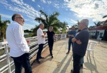Secretário de Relações Institucionais do governo estadual vistoria obras em andamento em Prudente