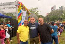 Vereadores prestigiam programação do Brinca Prudente 2026 no Parque do Povo