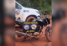 Força Tática identifica suspeito de furtar motocicleta e recupera veículo em Primavera
