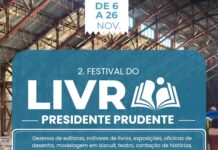 2º Festival do Livro será realizado em novembro em Presidente Prudente